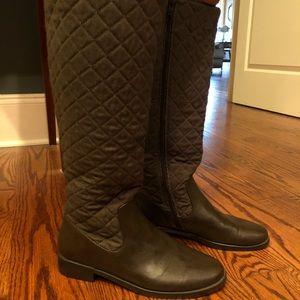 Aerosoles Pleated Brown Boots